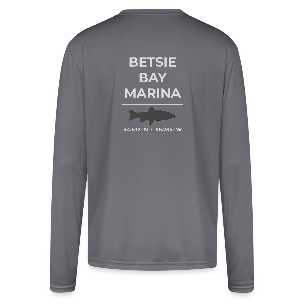 BETSIE BAY MARINA PERFORMANCE LONG SLEEVE - gray