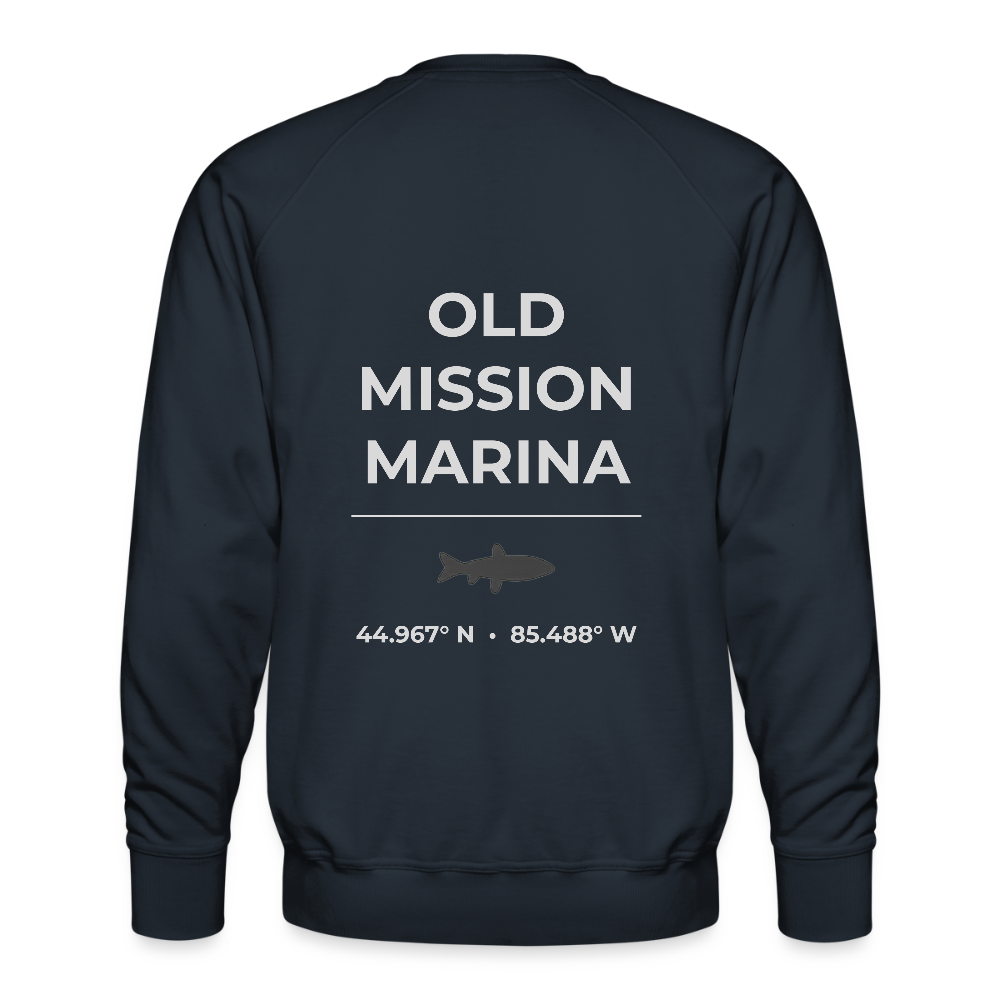 OLD MISSION MARINA PREMIUM CREW SWEATSHIRT - navy