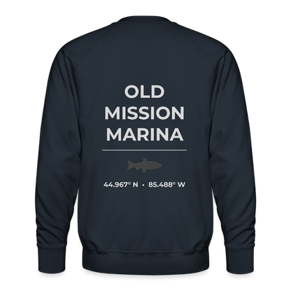 OLD MISSION MARINA PREMIUM CREW SWEATSHIRT - navy