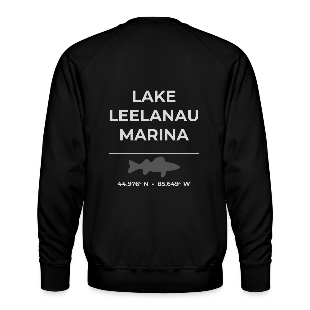 LAKE LEELANAU MARINA PREMIUM CREW SWEATSHIRT - black