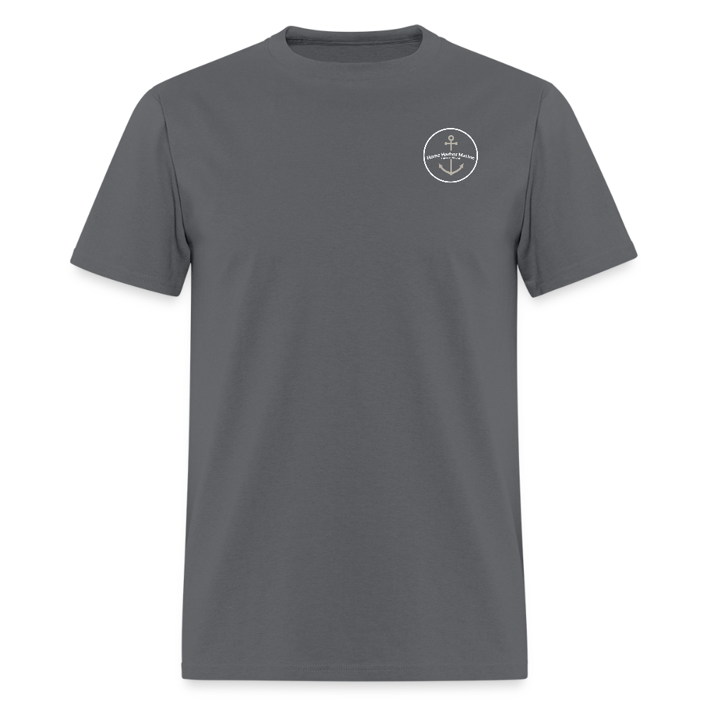 Lake Leelanau Marina T-Shirt | Michigan Marina Series - charcoal