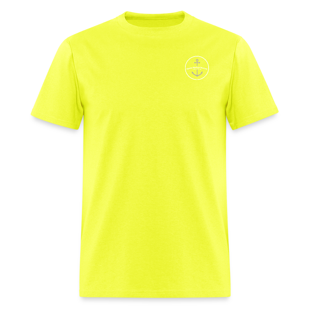 Lake Leelanau Marina T-Shirt | Michigan Marina Series - safety green