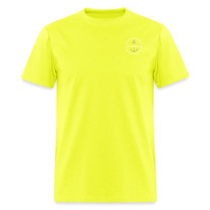 Lake Leelanau Marina T-Shirt | Michigan Marina Series - safety green