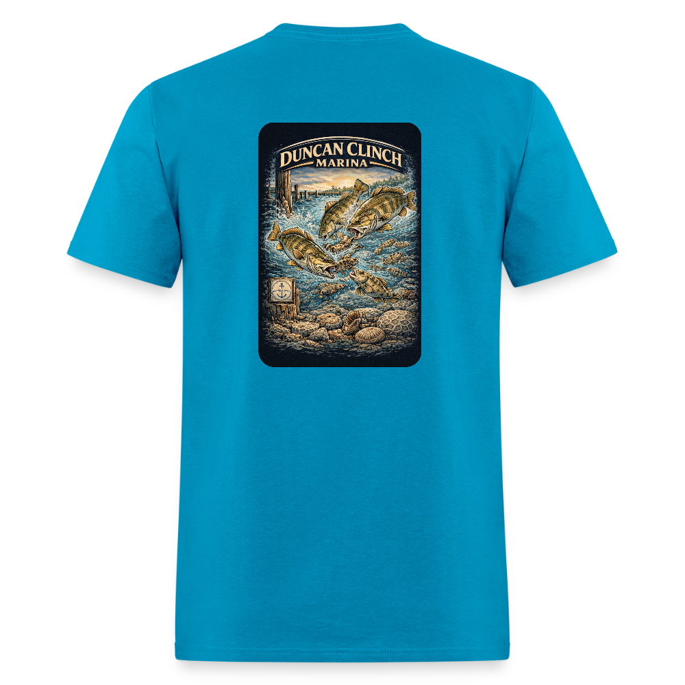 Duncan Clinch Marina T-Shirt | Lake Michigan Coastal Heritage - turquoise