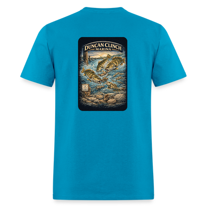 Duncan Clinch Marina T-Shirt | Lake Michigan Coastal Heritage - turquoise