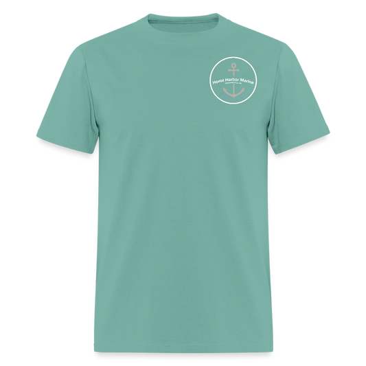 Frankfort Marina T-Shirt | Lake Michigan Coastal Heritage - aquatic