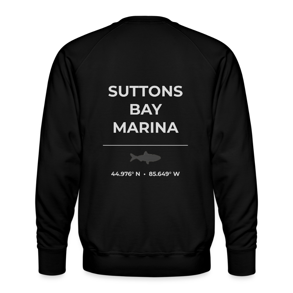 SUTTONS BAY MARINA PREMIUM CREW SWEATSHIRT - black