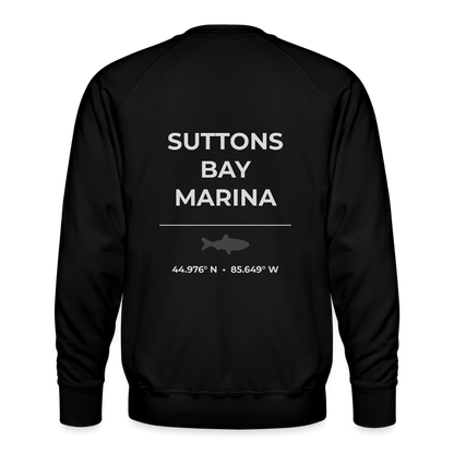 SUTTONS BAY MARINA PREMIUM CREW SWEATSHIRT - black