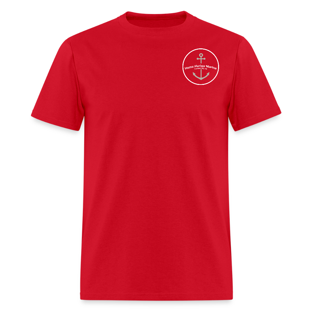 Glen Lake Marina T-Shirt | Michigan Marina Series - red
