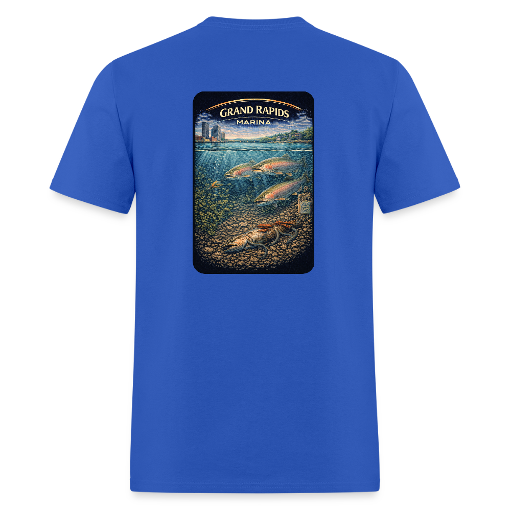 Grand Rapids Marina T-Shirt | Michigan Marina Series - royal blue