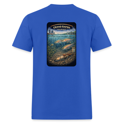Grand Rapids Marina T-Shirt | Michigan Marina Series - royal blue