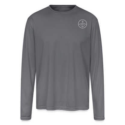 BELLE ISLE MARINA PERFORMANCE LONG SLEEVE - gray