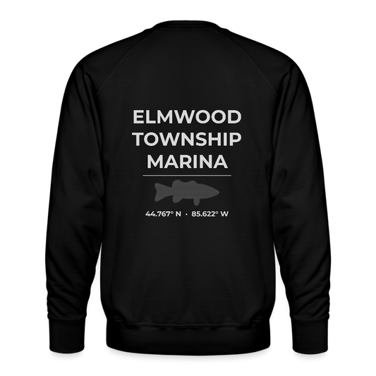 ELMWOOD TOWNSHIP MARINA PREMIUM CREW SWEATSHIRT - black