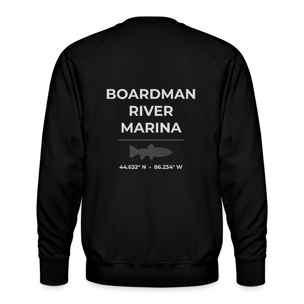 BOARDMAN RIVER MARINA PREMIUM CREW SWEATSHIRT - black