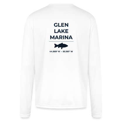 GLEN LAKE MARINA PERFORMANCE LONG SLEEVE - white