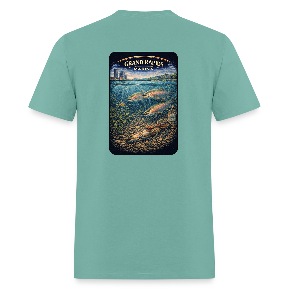 Grand Rapids Marina T-Shirt | Michigan Marina Series - aquatic