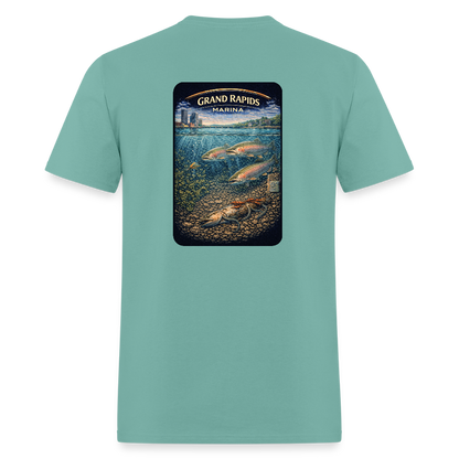 Grand Rapids Marina T-Shirt | Michigan Marina Series - aquatic