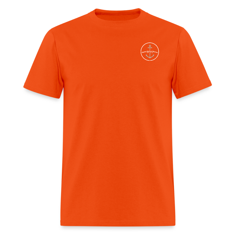 Lake Leelanau Marina T-Shirt | Michigan Marina Series - orange
