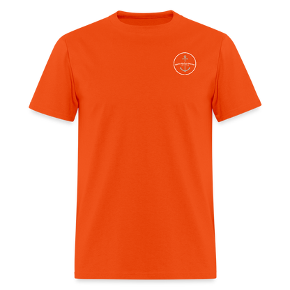 Lake Leelanau Marina T-Shirt | Michigan Marina Series - orange