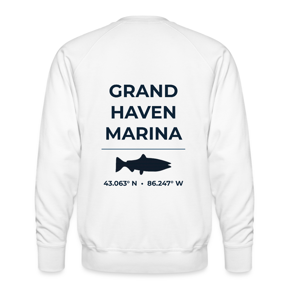 GRAND HAVEN MARINA PREMIUM CREW SWEATSHIRT - white