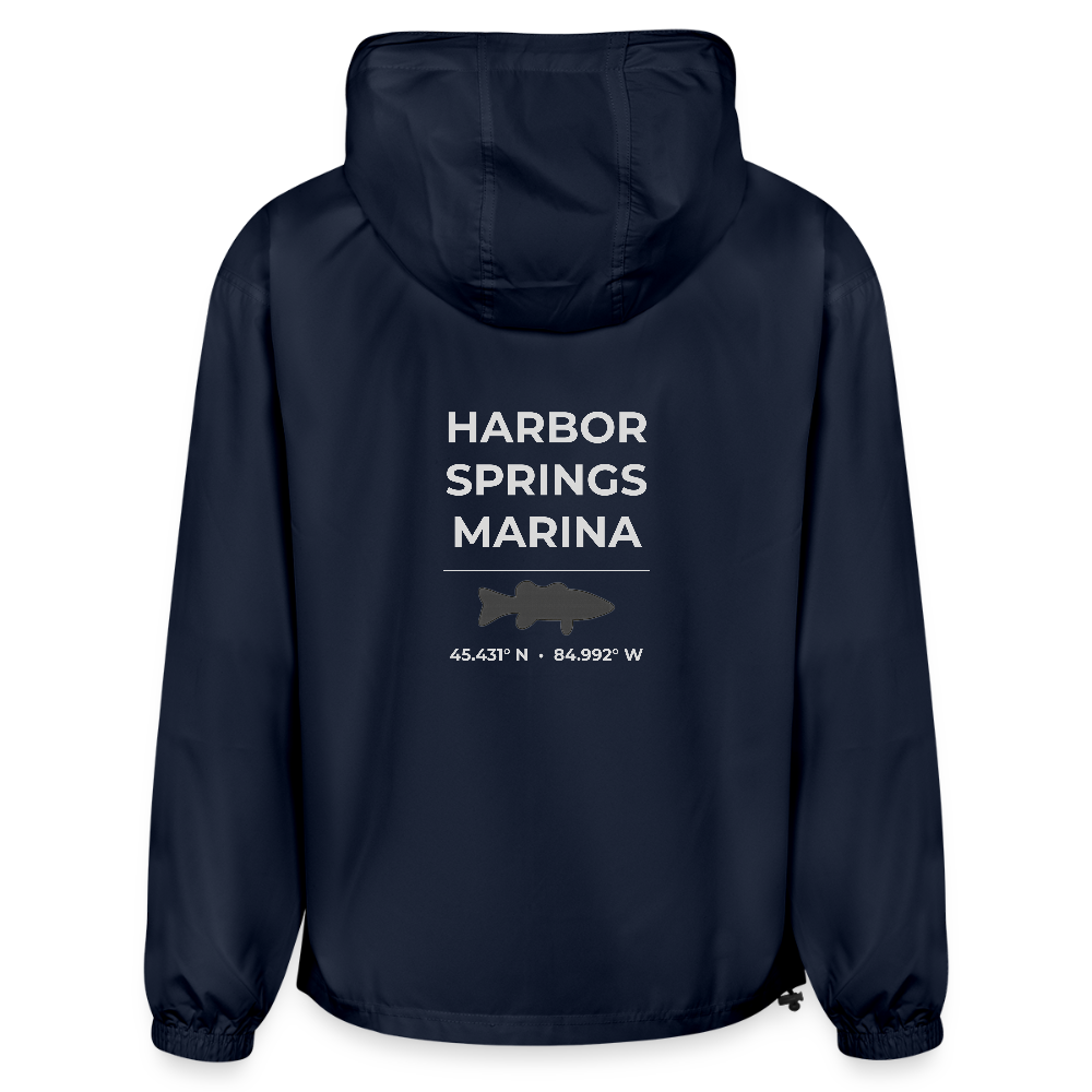HARBOR SPRINGS MARINA PACKABLE HALF-ZIP JACKET - french navy
