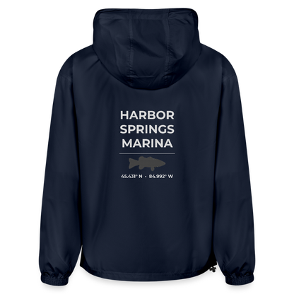 HARBOR SPRINGS MARINA PACKABLE HALF-ZIP JACKET - french navy