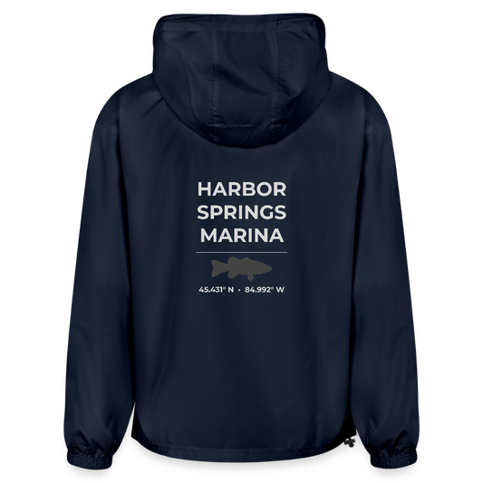 HARBOR SPRINGS MARINA PACKABLE HALF-ZIP JACKET - french navy
