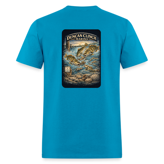 Duncan Clinch Marina T-Shirt | Lake Michigan Coastal Heritage - turquoise