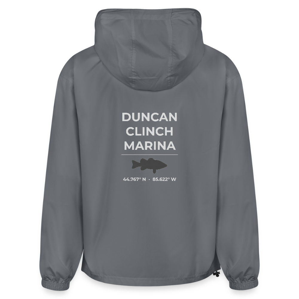 DUNCAN L. CLINCH MARINA PACKABLE HALF-ZIP JACKET - gray