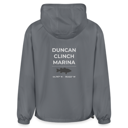 DUNCAN L. CLINCH MARINA PACKABLE HALF-ZIP JACKET - gray
