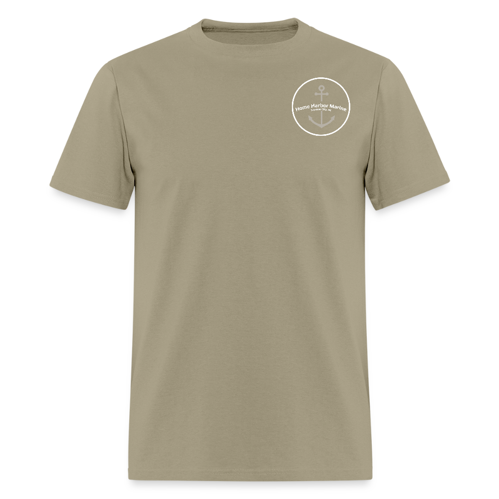 Elmwood Township Marina T-Shirt | Michigan Marina Series - khaki