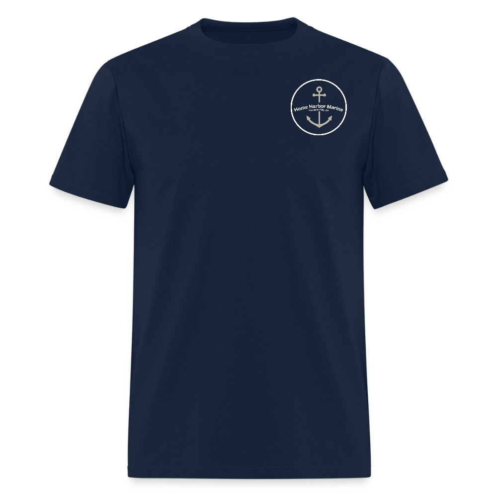 Petoskey Marina T-Shirt | Michigan Marina Series - navy