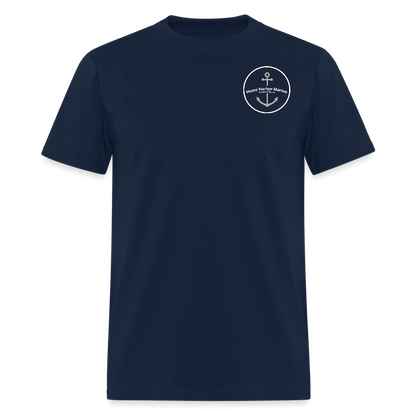 Petoskey Marina T-Shirt | Michigan Marina Series - navy