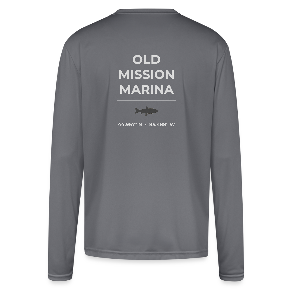 OLD MISSION MARINA PERFORMANCE LONG SLEEVE - gray
