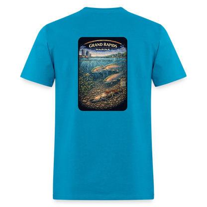 Grand Rapids Marina T-Shirt | Michigan Marina Series - turquoise