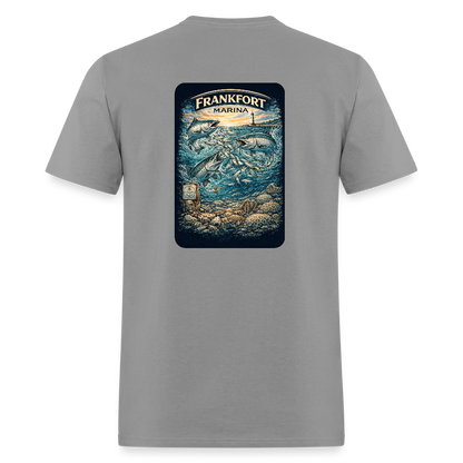 Frankfort Marina T-Shirt | Lake Michigan Coastal Heritage - rock