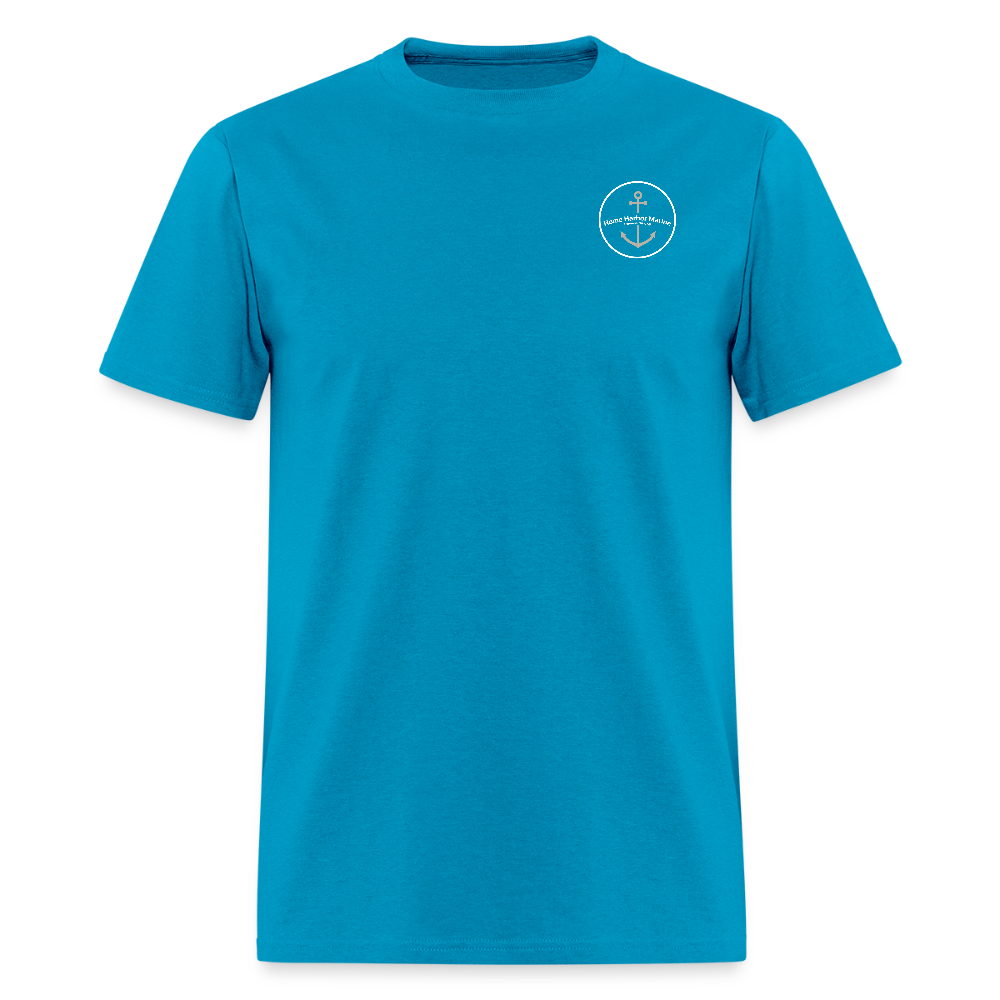 Grand Haven Marina T-Shirt | Michigan Marina Series - turquoise