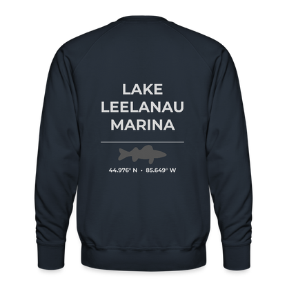 LAKE LEELANAU MARINA PREMIUM CREW SWEATSHIRT - navy