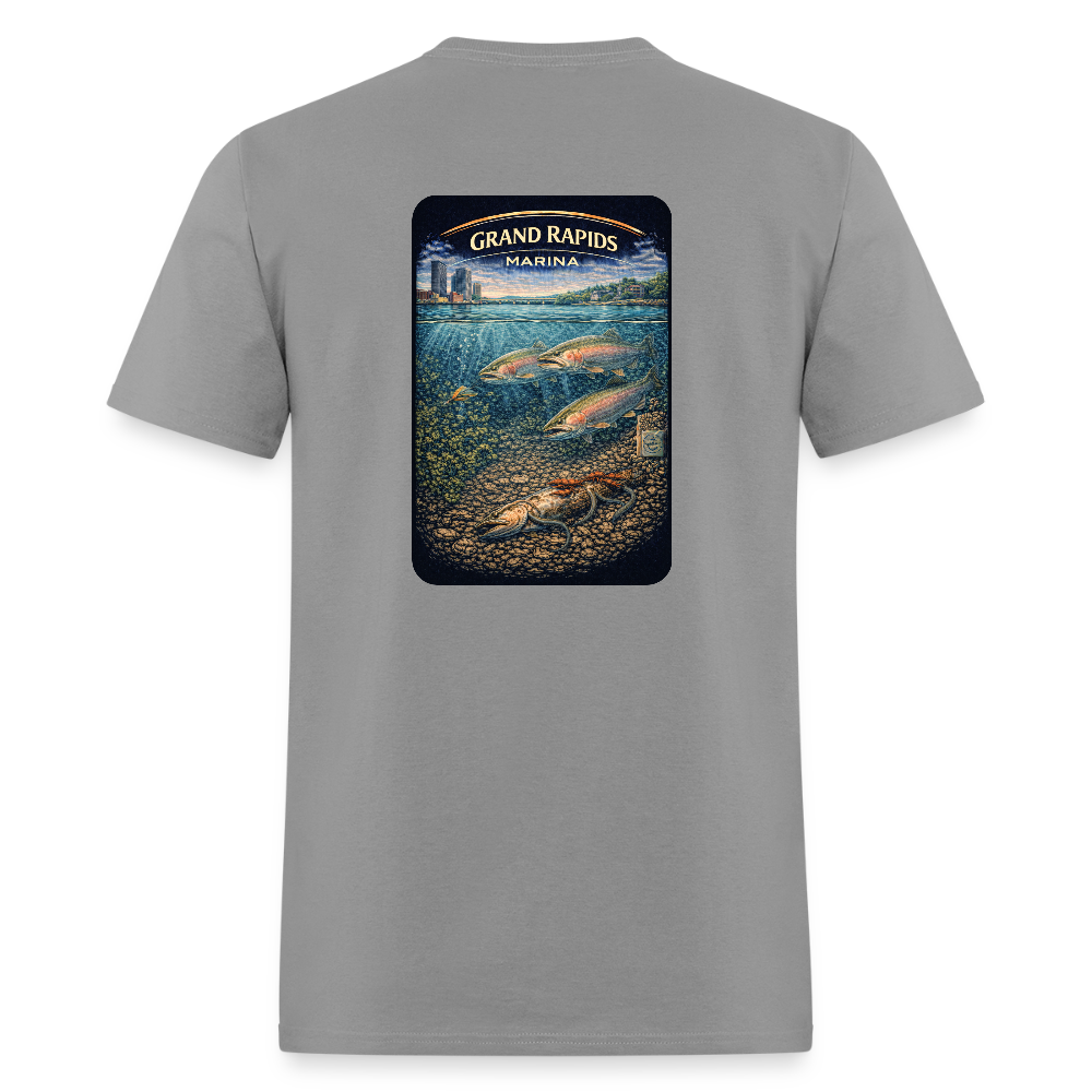 Grand Rapids Marina T-Shirt | Michigan Marina Series - rock