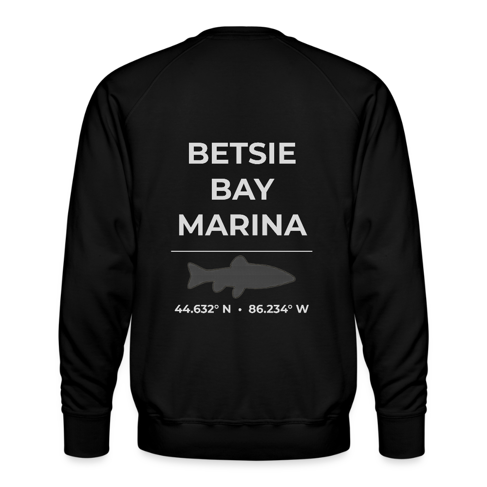 BETSIE BAY MARINA PREMIUM CREW SWEATSHIRT - black