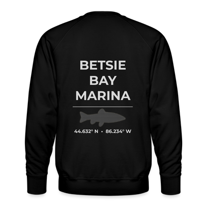 BETSIE BAY MARINA PREMIUM CREW SWEATSHIRT - black