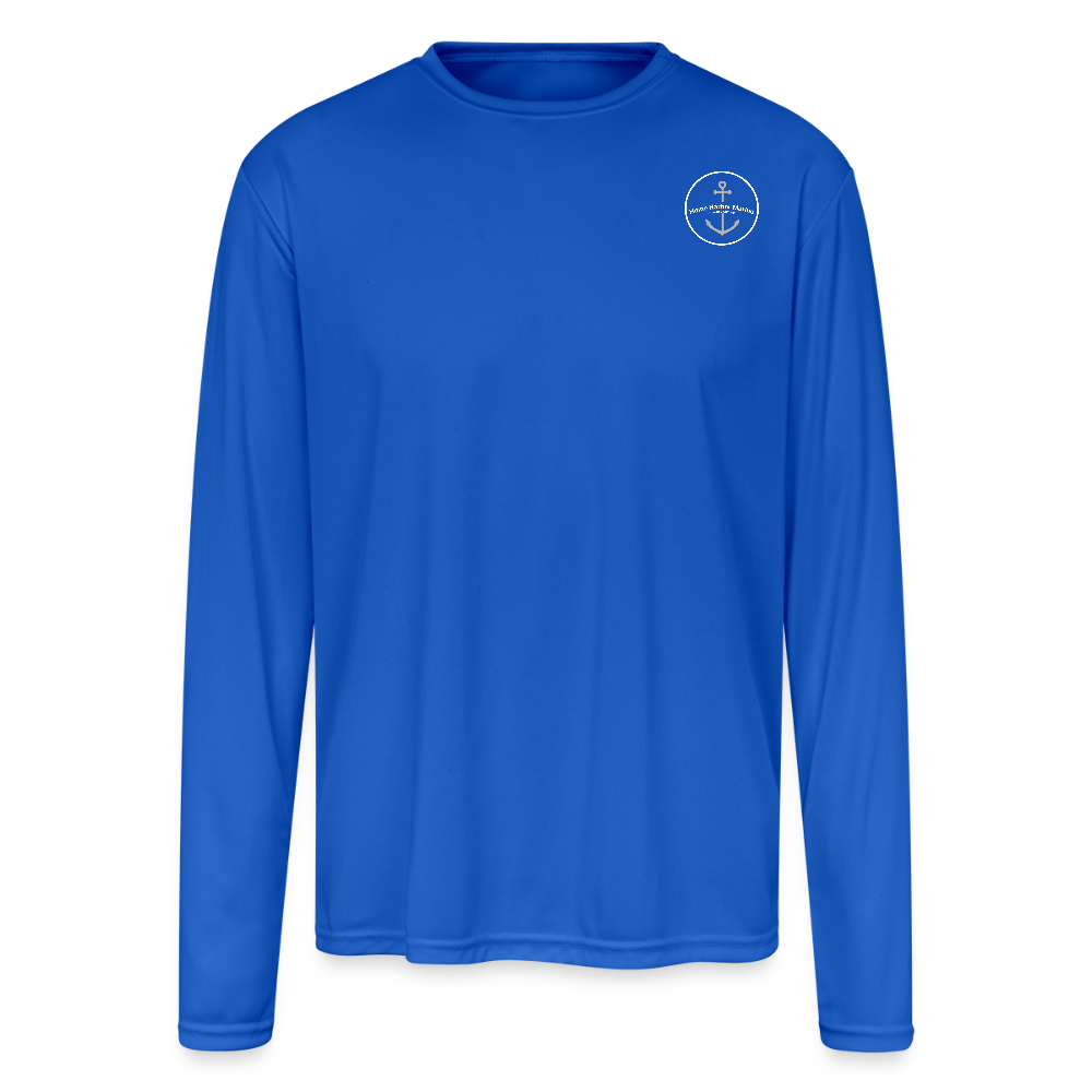 BOARDMAN RIVER MARINA PERFORMANCE LONG SLEEVE - royal blue