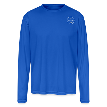 BOARDMAN RIVER MARINA PERFORMANCE LONG SLEEVE - royal blue