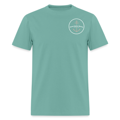 Mackinac Island Marina T-Shirt | Michigan Marina Series - aquatic