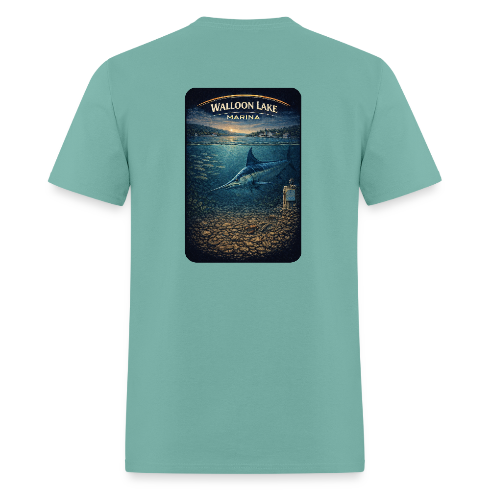 Walloon Lake Marina T-Shirt | Michigan Marina Series - aquatic