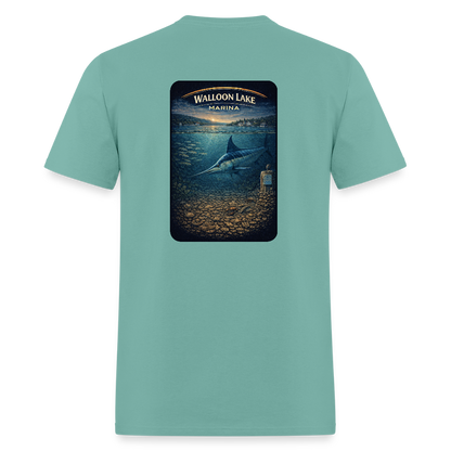 Walloon Lake Marina T-Shirt | Michigan Marina Series - aquatic
