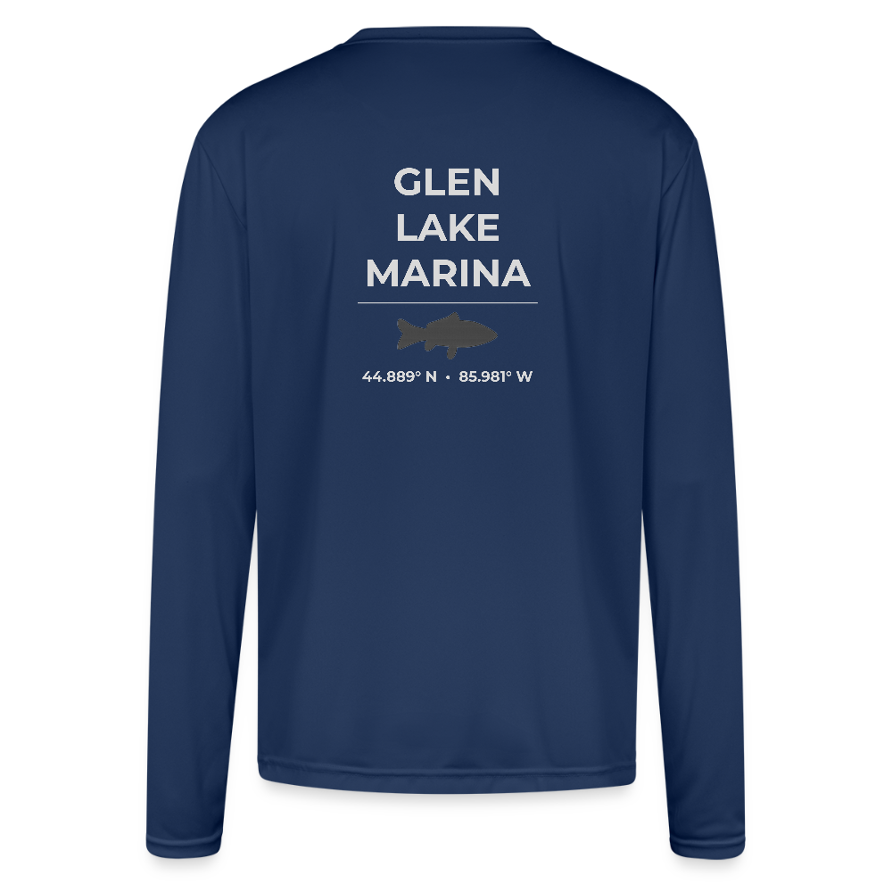 GLEN LAKE MARINA PERFORMANCE LONG SLEEVE - navy