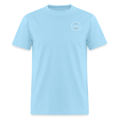 Lake Leelanau Marina T-Shirt | Michigan Marina Series - powder blue