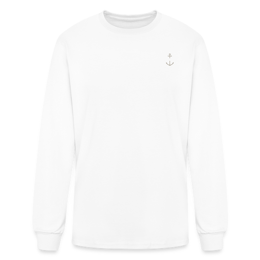 MANITOU ISLAND MARINA LONG SLEEVE T-SHIRT - white