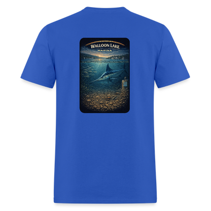 Walloon Lake Marina T-Shirt | Michigan Marina Series - royal blue